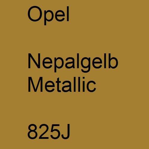 Opel, Nepalgelb Metallic, 825J.